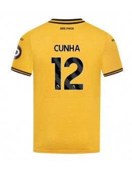 Moški Nogometna dresi replika Wolves Matheus Cunha #12 Domači 2024-25 Kratek rokav